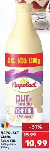 Kaufland NAPOLACT Chefir/ Sana XXL Ofertă