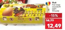 Kaufland Ouǎ free range Ofertă