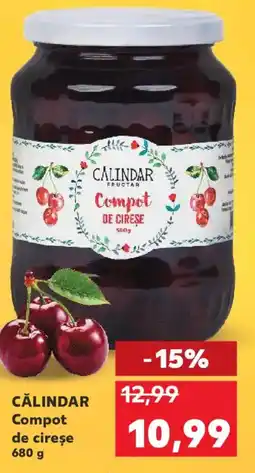 Kaufland CĂLINDAR Compot de cireșe Ofertă