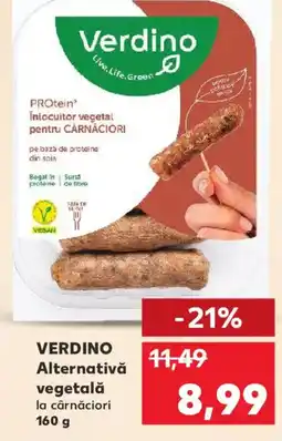 Kaufland VERDINO Alternativă vegetală la cârnăciori Ofertă