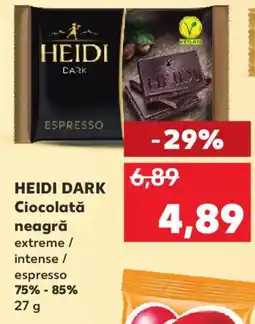 Kaufland HEIDI DARK Ciocolată neagră Ofertă