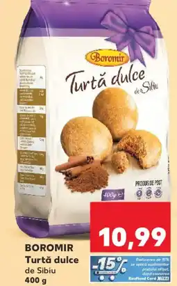 Kaufland BOROMIR Turtă dulce de Sibiu Ofertă