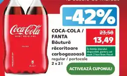 Kaufland COCA-COLA / FANTA Băutură răcoritoare carbogazoasă Ofertă