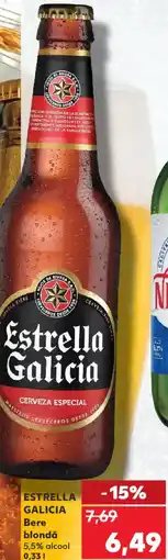 Kaufland ESTRELLA GALICIA Bere blondă Ofertă