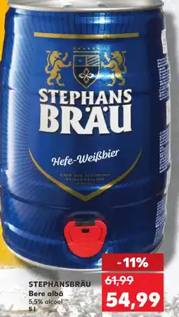 Kaufland STEPHANSBRÄU Bere albă Ofertă