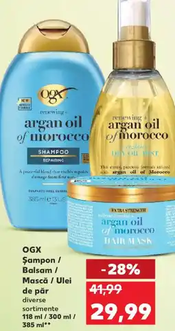 Kaufland OGX Șampon / Balsam / Mască / Ulei de păr Ofertă