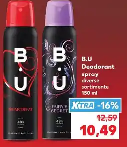 Kaufland B.U Deodorant spray Ofertă