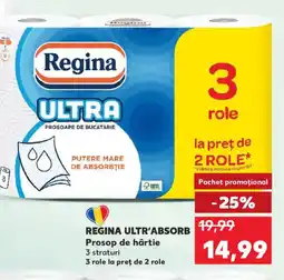 Kaufland REGINA ULTR'ABSORB Prosop de hârtie Ofertă