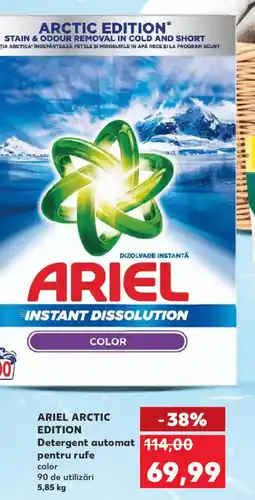 Kaufland ARIEL ARCTIC EDITION Detergent automat pentru rufe Ofertă