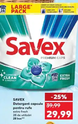 Kaufland SAVEX Detergent capsule pentru rufe Ofertă