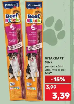 Kaufland VITAKRAFT Stick pentru câini vită / vită şi pui Ofertă