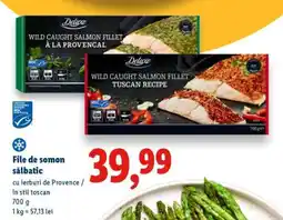 Lidl File de somon sălbatic Ofertă