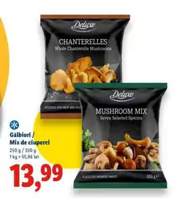Lidl Gălbiori / Mix de ciuperci Ofertă