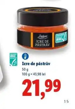 Lidl Icre de păstrăv Ofertă
