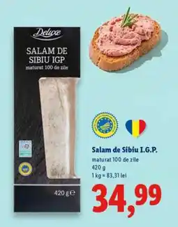 Lidl Salam de Sibiu I.G.P Ofertă