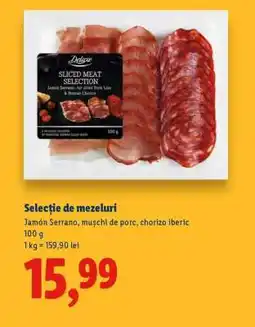 Lidl Selecție de mezeluri Ofertă