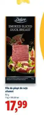 Lidl File de piept de rață, afumat Ofertă