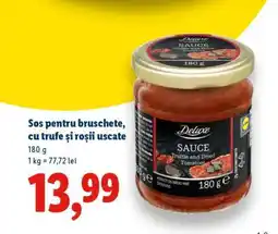 Lidl Sos pentru bruschete, cu trufe și roșii uscate Ofertă