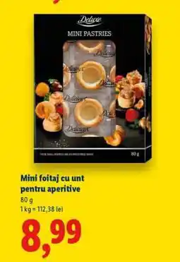 Lidl Mini foitaj cu unt pentru aperitive Ofertă