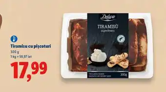 Lidl Tiramisu cu pișcoturi Ofertă
