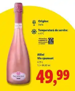 Lidl Allini Vin spumant Ofertă