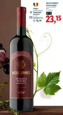 Lidl Beciul Domnesc Fetească Neagră Ofertă