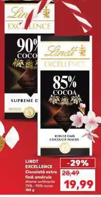 Kaufland LINDT EXCELLENCE Ofertă