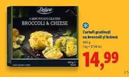 Lidl Cartofi gratinați cu broccoli și brânză Ofertă