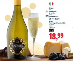 Lidl ALLINI Pinot Grigio Frizzante D.O.C Ofertă