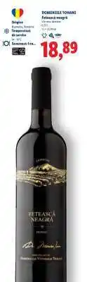 Lidl Domeniile Tohani Fetească Neagră Ofertă