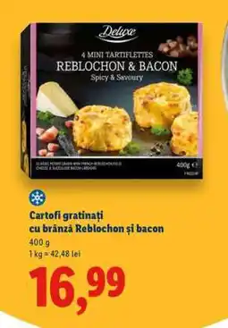 Lidl Cartofi gratinați cu brânză Reblochon și bacon Ofertă