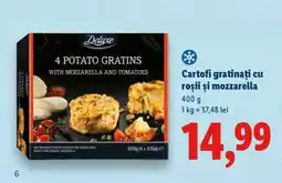 Lidl Cartofi gratinați cu roșii și mozzarella Ofertă