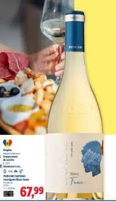 Lidl PURCARI SAPIENS Sauvignon Blanc Fume Ofertă
