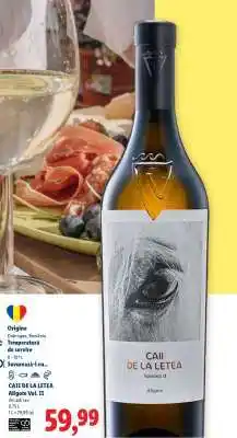Lidl CAII DE LA LETEA Aligote Vol. II Ofertă
