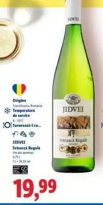 Lidl JIDVEI Fetească Regală Ofertă