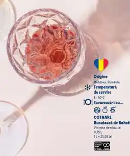 Lidl COTNARI Busuioacă de Bohotin Ofertă