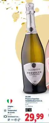 Lidl ALLINI Prosecco Superiore Valdobbiadene D.O.C.G Ofertă