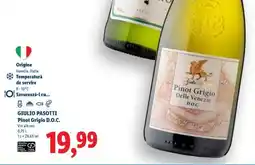 Lidl GIULIO PASOTTI Pinot Grigio D.O.C Ofertă
