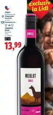 Lidl Cimarosa Merlot Ofertă