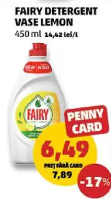 Penny FAIRY DETERGENT VASE lemon Ofertă