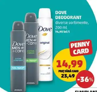 Penny Dove Deodorant Ofertă
