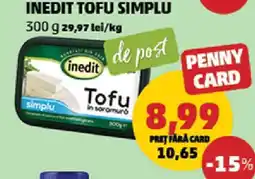 Penny INEDIT TOFU SIMPLU Ofertă
