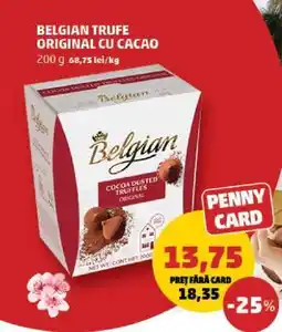 Penny BELGIAN TRUFE ORIGINAL CU CACAO Ofertă