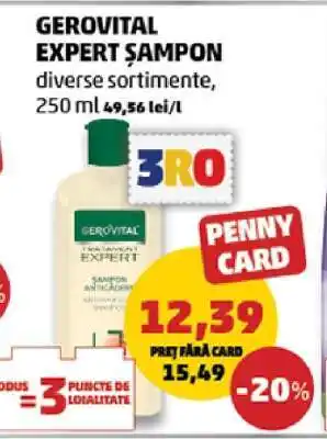 Penny GEROVITAL EXPERT ȘAMPON Ofertă