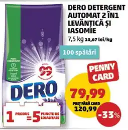 Penny DERO Detergent Automat 2 în 1 Levănțică și Iasomie Ofertă