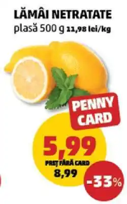 Penny Lămâi netratate Ofertă