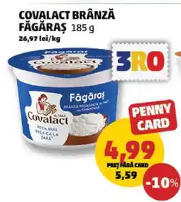 Penny COVALACT BRÂNZĂ FĂGĂRAȘ 185 g Ofertă