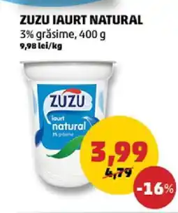 Penny ZUZU IAURT NATURAL Ofertă