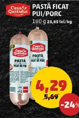 Penny Pastă Ficat Pui/Porc Ofertă