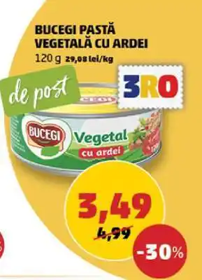 Penny Bucegi Pastă Vegetală cu Ardei Ofertă